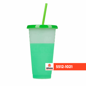 Vaso promocional cambia de color